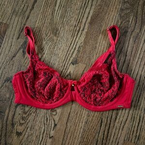 La Vie en Rose unlined full coverage lace bra